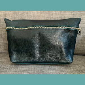 Portland Leather makeup bag XL in BOREAL *brand new